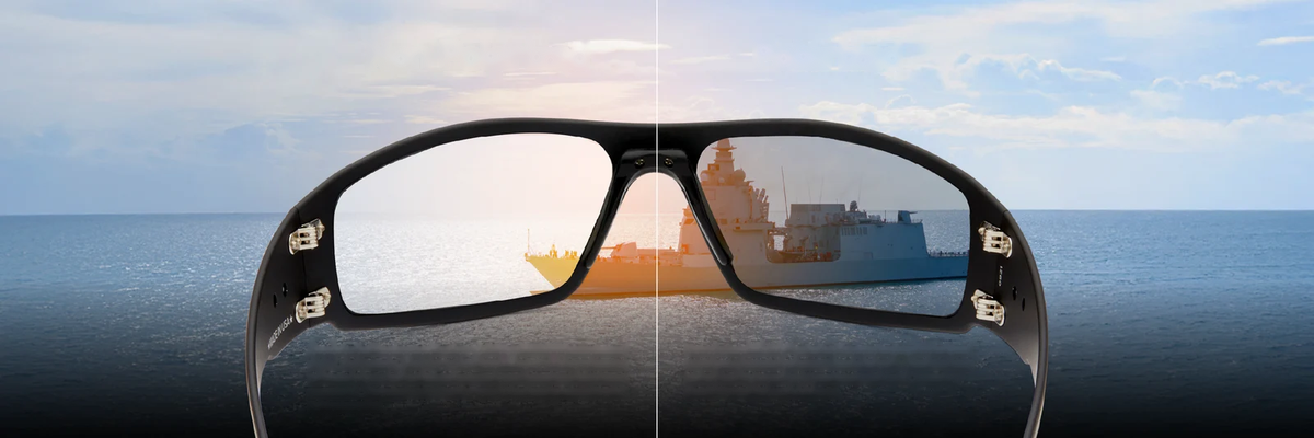 GATORZ lens comparison: Non Polarized vs Polarized