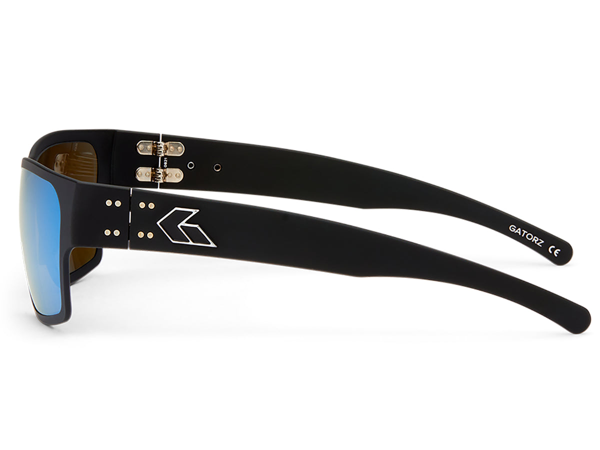 Gatorz Eyewear - Delta - Black Anodized w. Black Logo - Ballistic