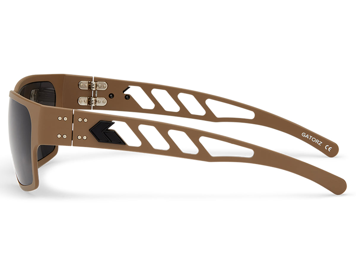 Gatorz Eyewear Delta Sunglasses - Cerakote Tan Frame with Smoke