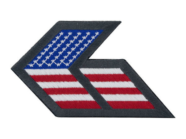 American Flag Embroidered G Patch